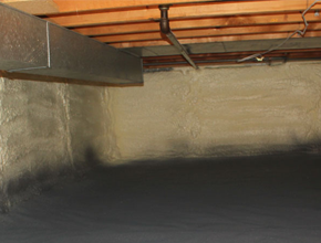 crawl space spray insulation for Minnesota